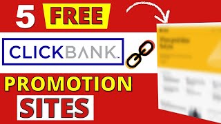 Websites to PROMOTE  Clickbank Products for Free online ( Clickbank Affiliate Marketing 2022 )