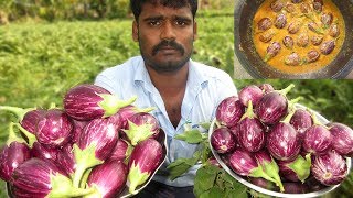 Village food- farm fresh eggplant cooking in my village, prepared by
mummy. tasty food, healthy food.how to cook brinjal, subscribe cha...