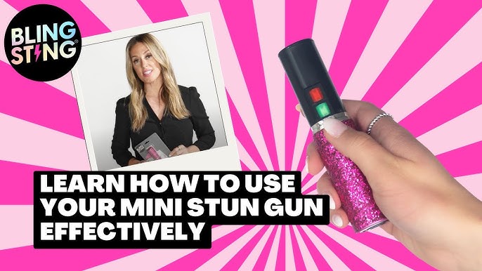 How To Effectively Use Your BLINGSTING Mini Stun Gun As A