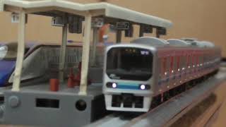 久しぶりぶりにNゲージの走行動画