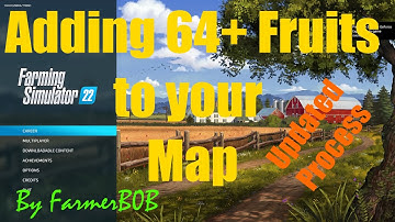 Verbeterde video: Hoe je 64 extra fruitsoorten aan je kaart toevoegt