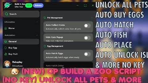 🐶 (NEW) OP Build A Zoo Script | Unlock All Pets, Auto Buy, Auto Hatch, Auto Collect & More!