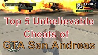 Top 5 Unbelievable Cheats Of GTA San Andreas [Part 2] screenshot 3