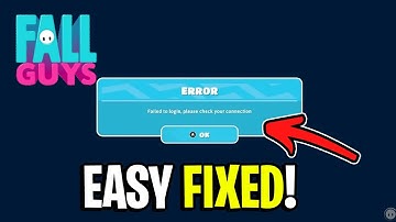 Fall Guys ERROR Failed To LOGIN Check Your Connection EASY FIX!
