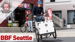 BBF Seattle: E-Cargobike mit drei Rädern und Kippel-Gefahr