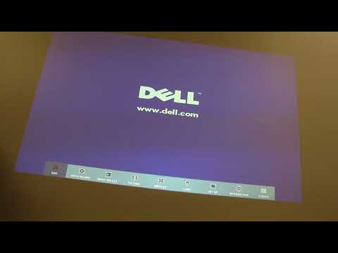 Dell 1610HD Setting correct Projector Mode and Factory Reset