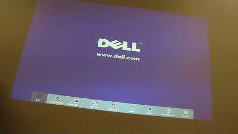 Dell 1610HD Setting correct Projector Mode and Factory Reset