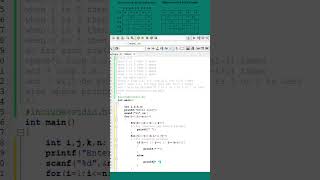 Famous #54 Hollow inverted mirror half pyramid to hollow inverted full pyramid pattern || C Program #shorts Net Worth