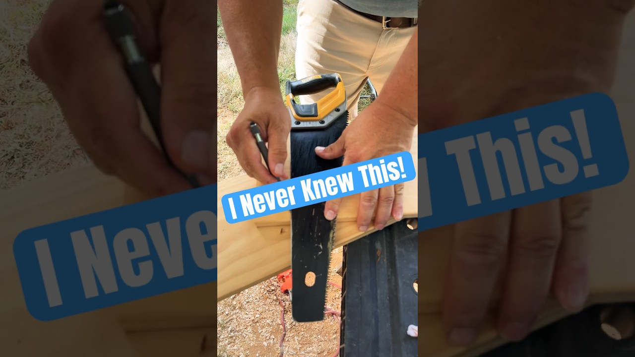 Dewalt Hand Saw Hack. 