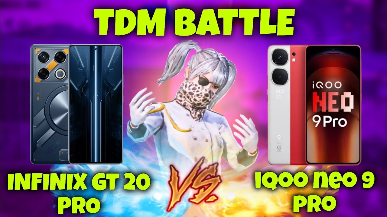 INFINIX GT 20 PRO VS IQOO NEO 9 PRO TDM BATTLE ROHANTA GAMING - YouTube