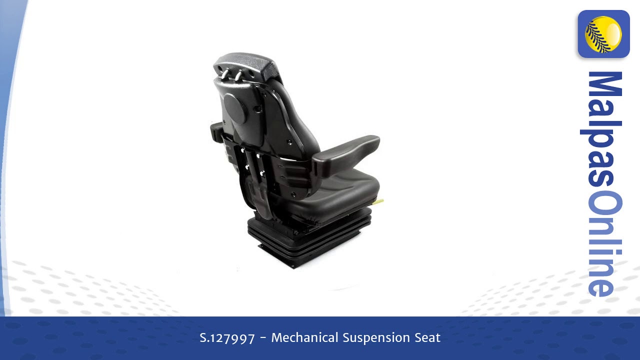 S.127997 Mechanical Suspension Seat YouTube