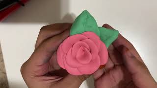 How To Make A Rose With Model Magic Clay