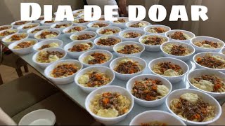 Doação de comida em Nova Iguaçu. Um domingo especial.