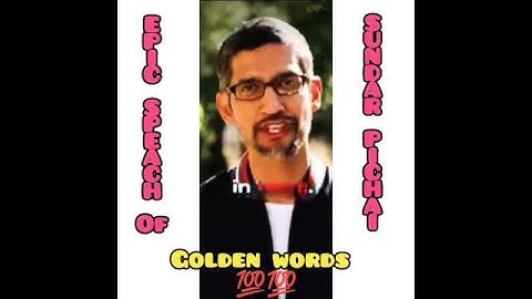 Golden words of Sundar pichai the CEO of Google #sundarpichai speech #iit #shorts #iitkharagpur#jee