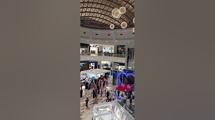 Eid lightings at Ezdan mall - Qatar