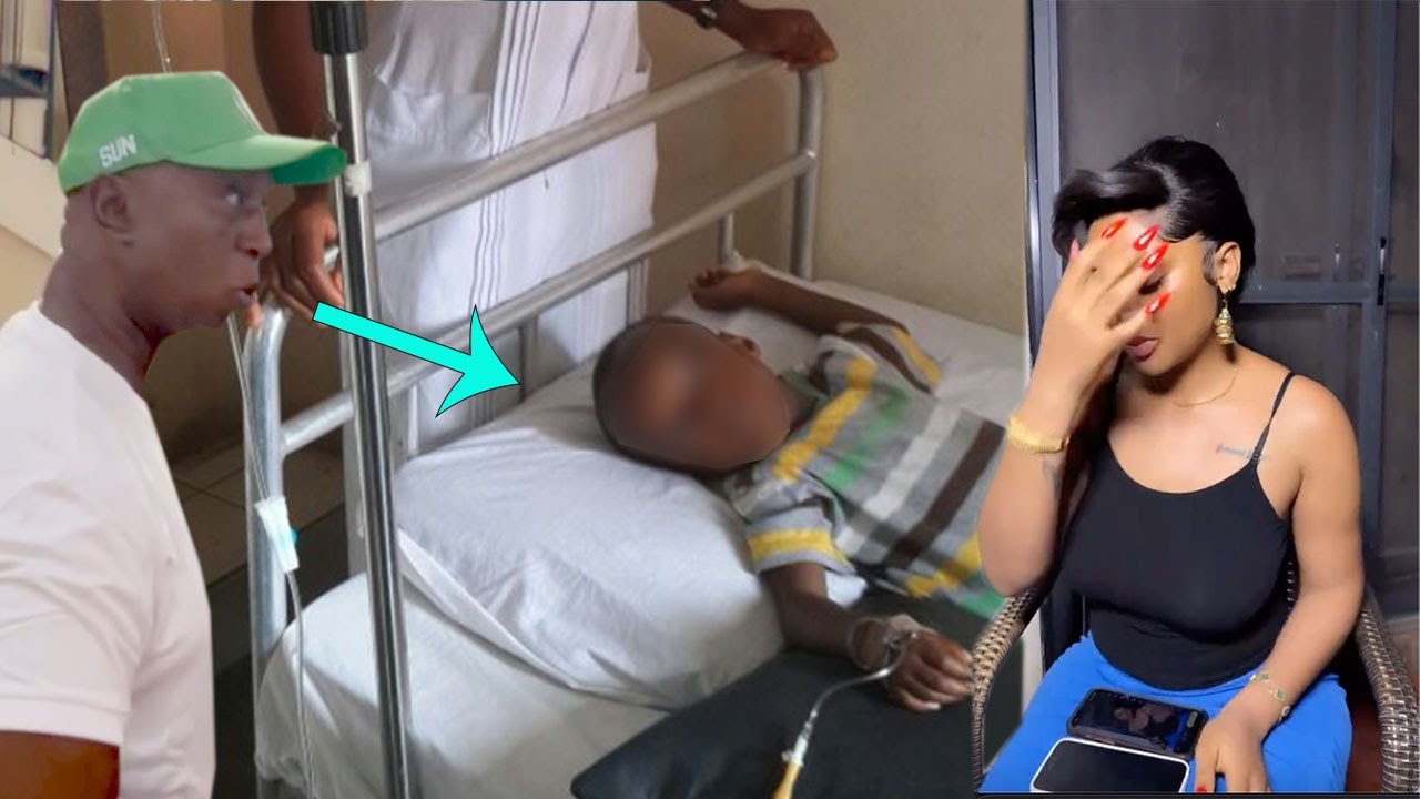 Сына Регины Дэниелс срочно доставили в больницу Нед Нвоко для лечения.