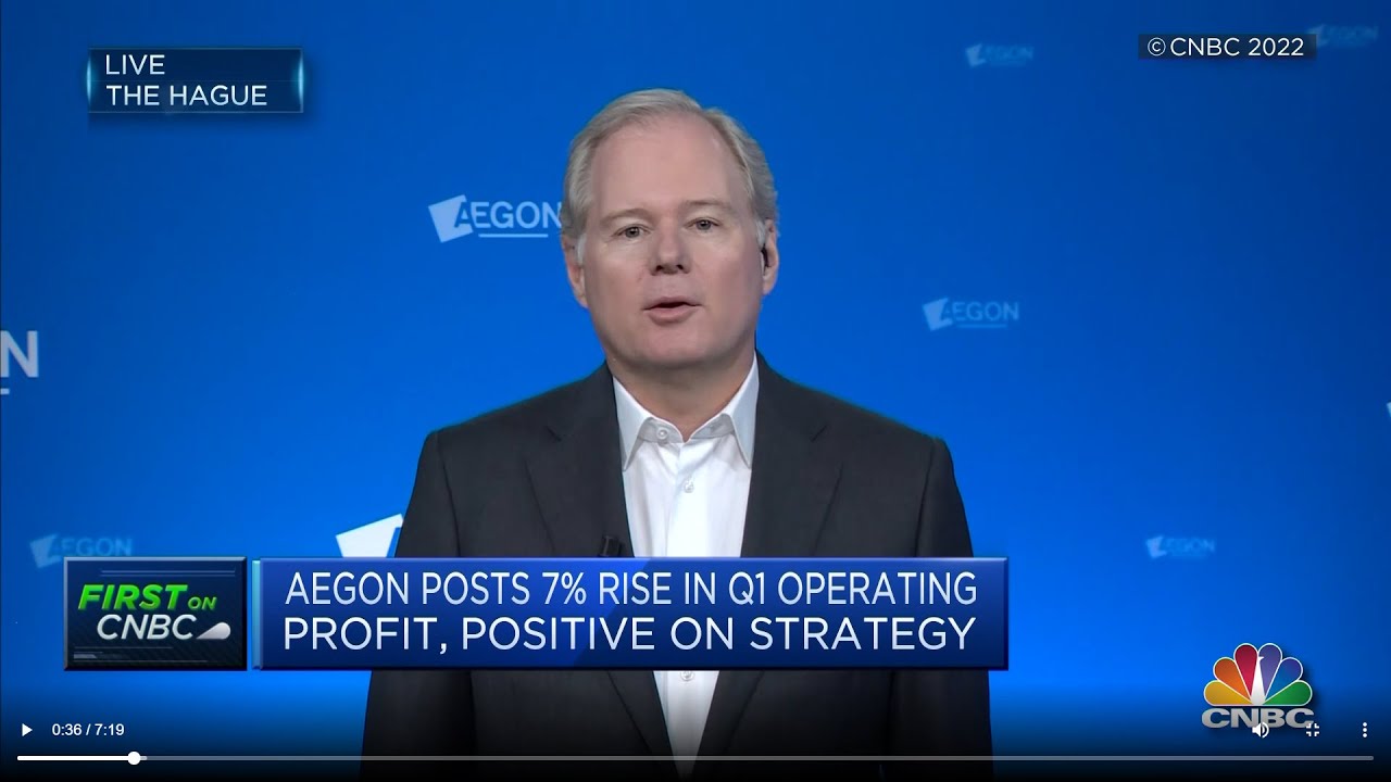 Aegon CEO Lard Friese talks to CNBC's SquawkBox Europe about our 1Q