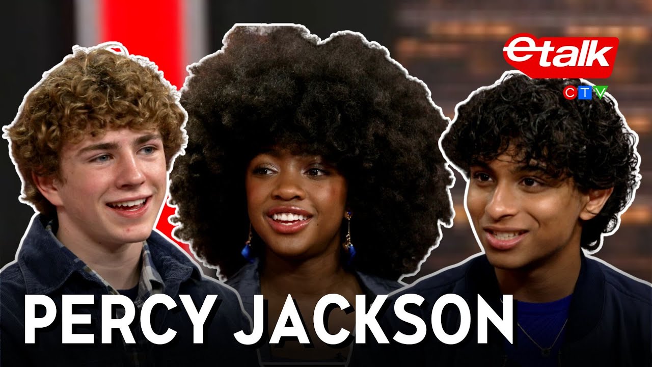 The 'Percy Jackson' cast bonded over ramen | Etalk Interview