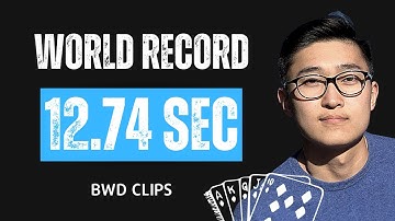 How I MEMORIZED A Deck Of Cards In 12.74 Seconds