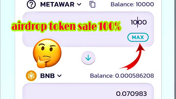 How to sell your 100% metawar token