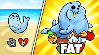 Force-feeding an OBESE SEAL to win in Super Auto Pets!
