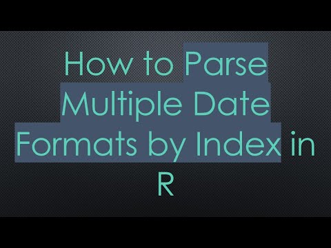 How to Parse