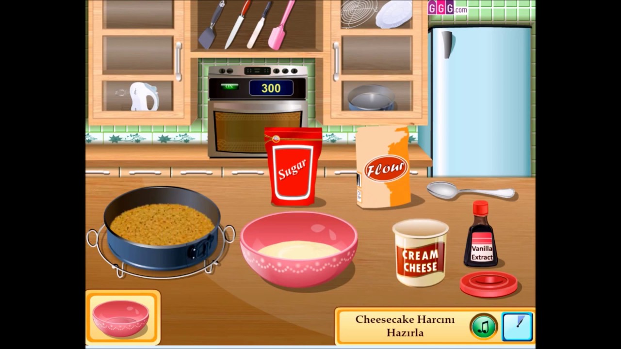 PASTA YAPMA OYUNU ÇİLEKLİ CHEESECAKE YouTube