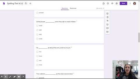 Spelling Test 4.3.2 - Google Forms