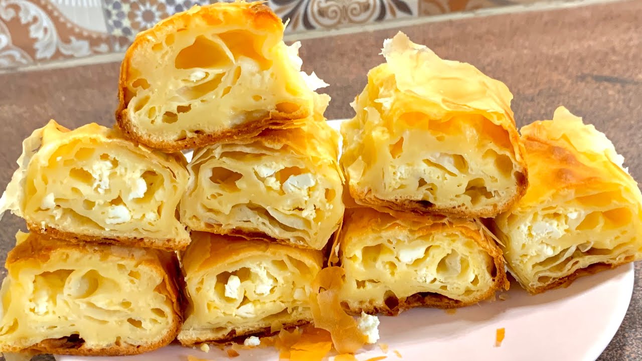 Мераклийска баница - винаги висока, пухкава, хрупкава отвън и нежна отвътре / Болгарская баница