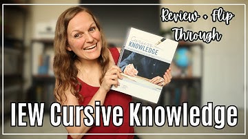 HOW TO TEACH CURSIVE | Homeschool Cursive Curriculum | IEW Cursive Knowledge