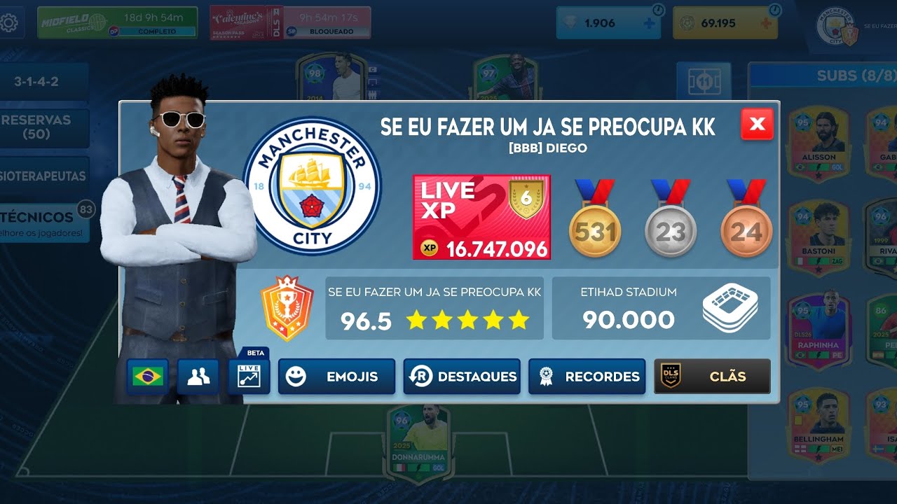 TENTANDO SER CAMPEAO DO LV 7,6 SERA QUE DEU BOM