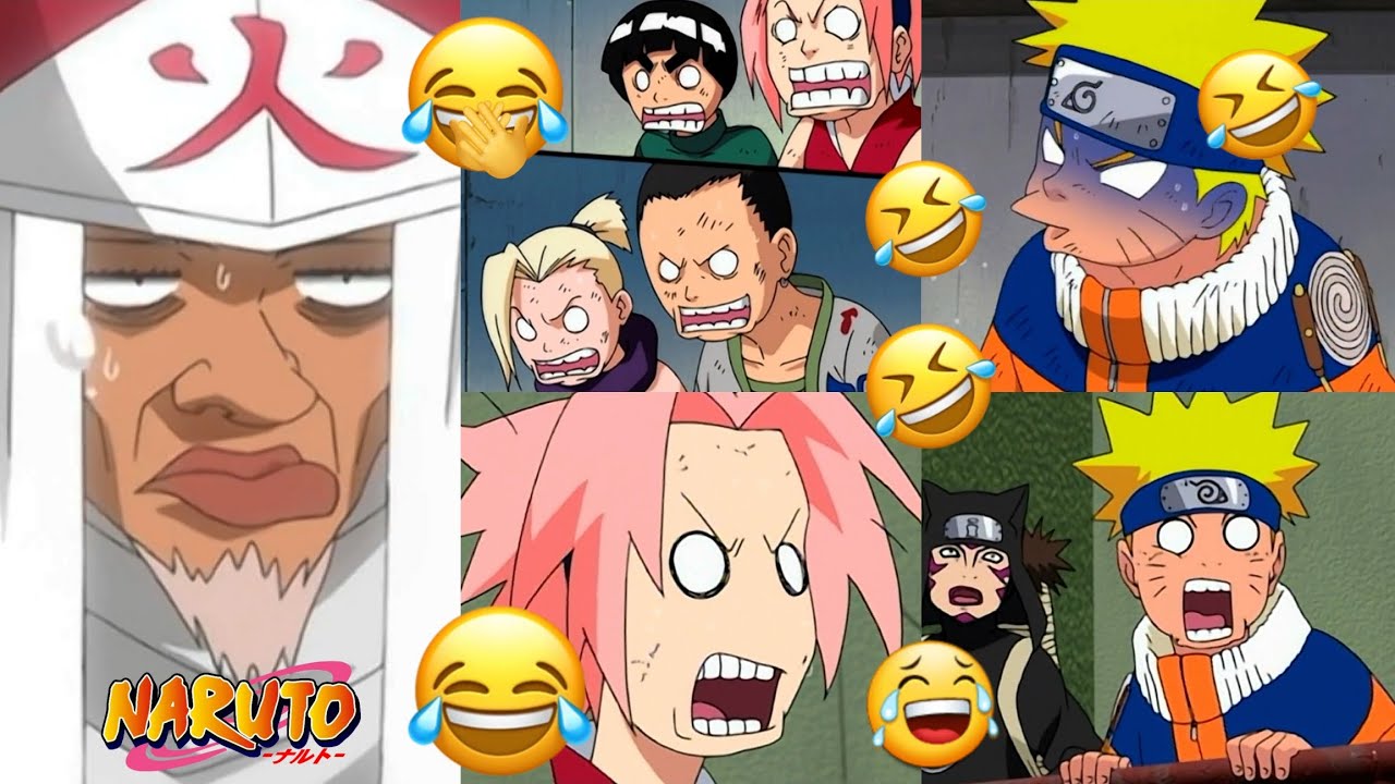 Naruto Funny Moments 🤣😂🤣 In Hindi Sakura Naruto Kiba Rock Lee Funny Moments In hindi 🤣😂🤣