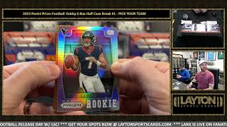 2023 Panini Prizm Football Hobby 6 Box Half Case Break #1