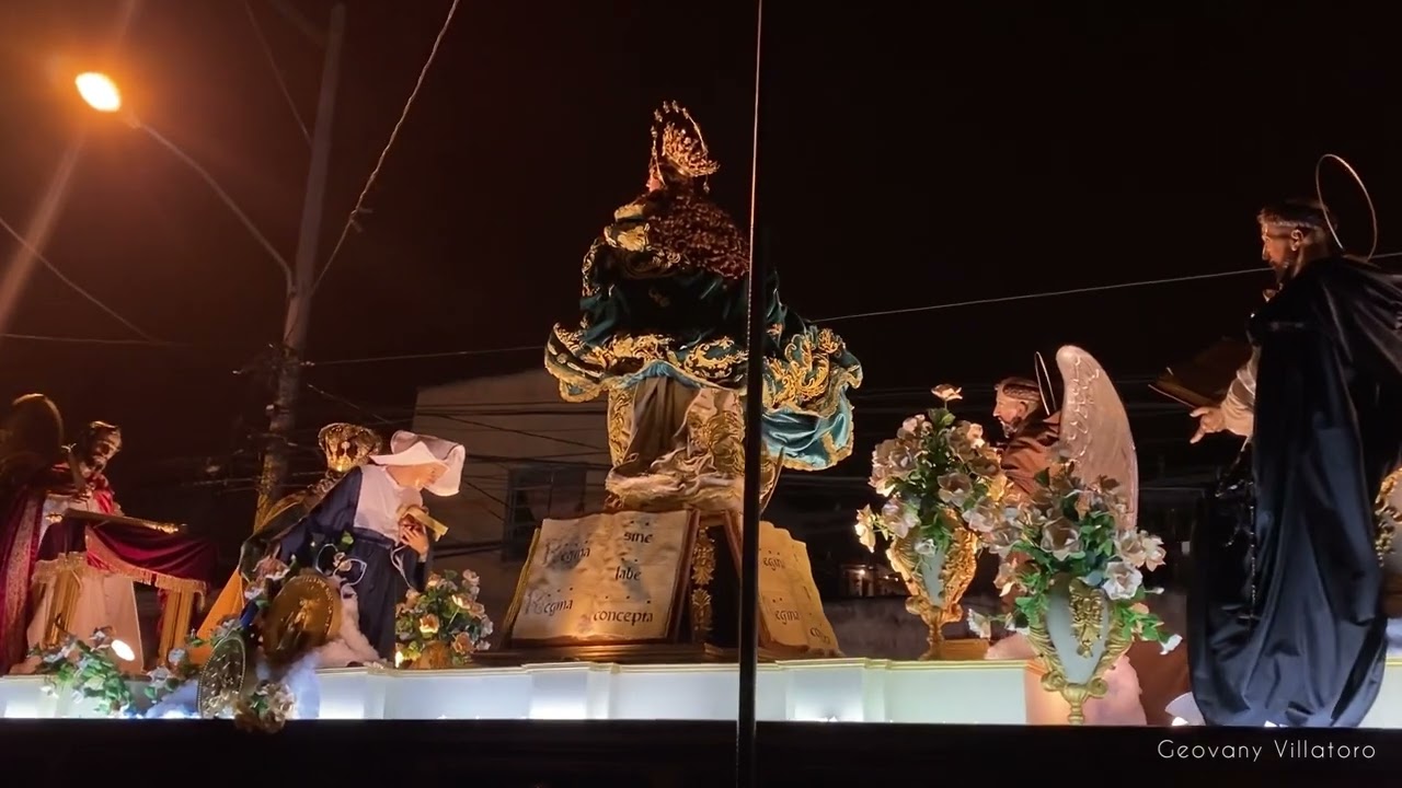 Linda shecanita (alma shecana) y El Chuj | Procesión de la Inmaculada Concepción de Catedral.