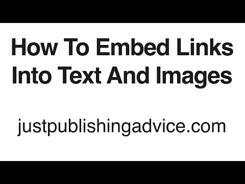 Video: How To Insert A Link Into A Picture