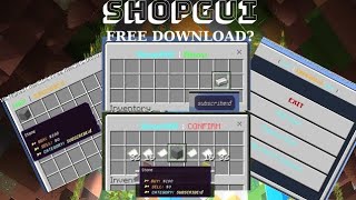 ShopGUI Plugin version 1.5.5 | PocketMine-MP 5.0 | ClickedTran_VN