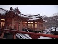 Stunning architecture Morning calm in traditional hanok style in South Korea