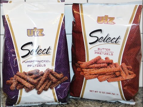 Utz Select Pretzels: Pumpernickel & Butter Review hqdefault