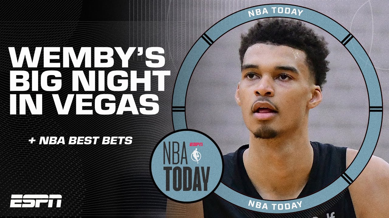 Wemb-Antonio takes Las Vegas for Victor’s Summer League debut 🍿🤩 | NBA Today