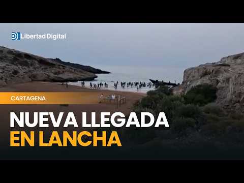 Alarma en Cartagena: llega una nueva lancha con 50 inmigrantes