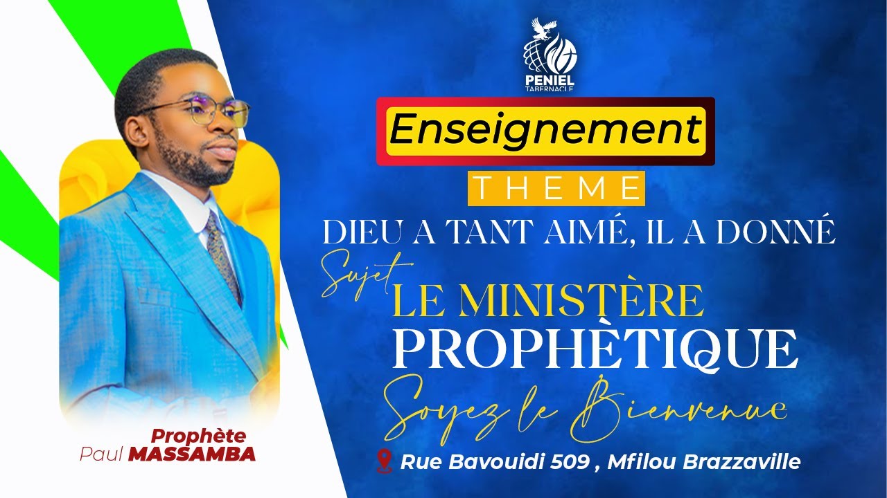 MINISTERE PROPHETIQUE (suite) 16 Nov 2025