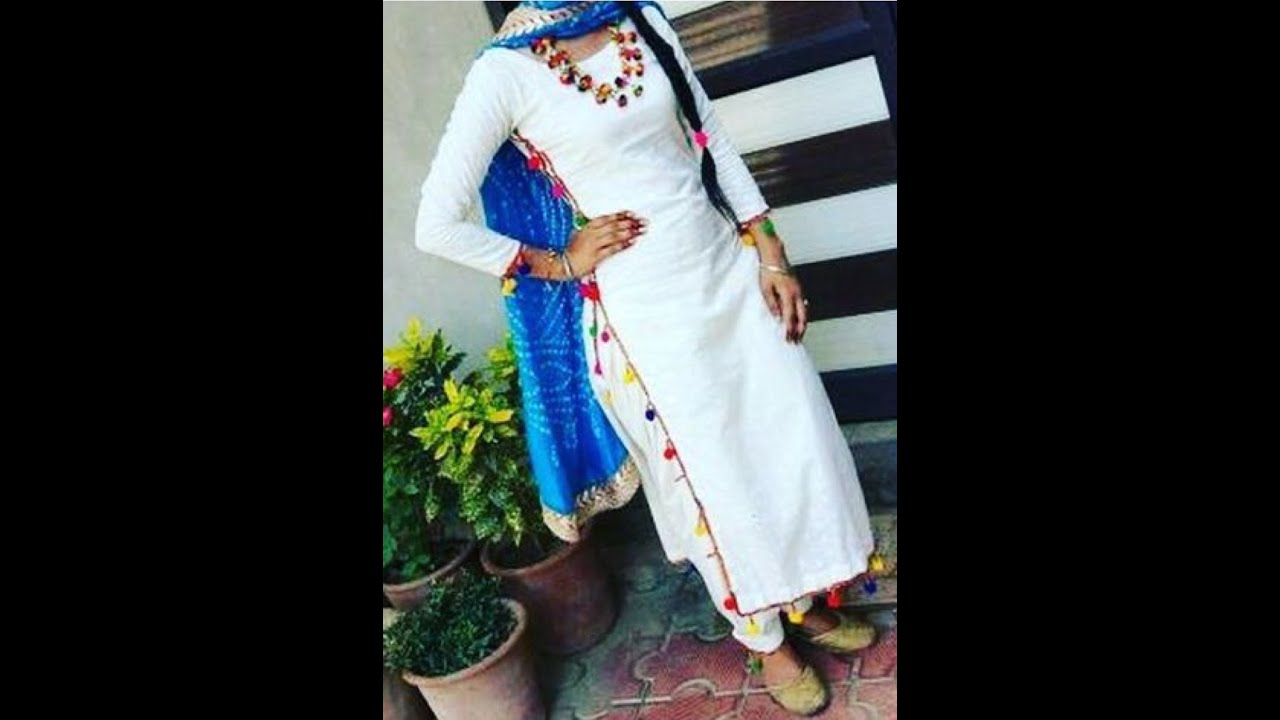 white suit design for girl latest 2018