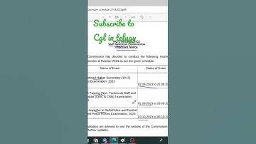 SSC 2023 Chsl mts cpo exam dates out|In telugu| #ssccgl #sscchsl #ssccpo  #sscmts