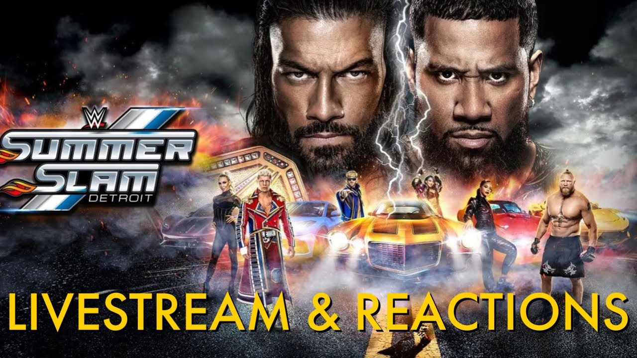WWE SUMMERSLAM 2023 LIVESTREAM AND REACTIONS