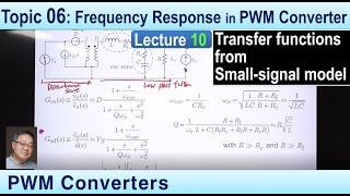 Lecture 10: Small-signal model, Transfer function, Bode plot, Buck converter, Frequency domain