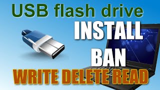 How to PROTECT a USB flash drive from WRITE, DELETE and MODIFY Files