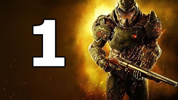 Doom Walkthrough Part 1 - No Commentary Playthrough (PS4)