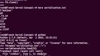 Leçon 13 [Python] : serialisation