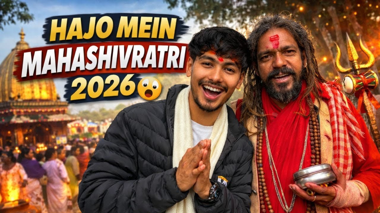 Celebrate Mahashivratri At Haju (Arunachal Pradesh 2026 )😍🕉️ || @2ru_lop  