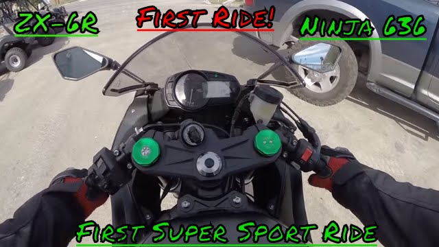 Kawasaki ZX6R Ninja 636/First ride/First time on a SuperSport/San Antonio MotoVlogger